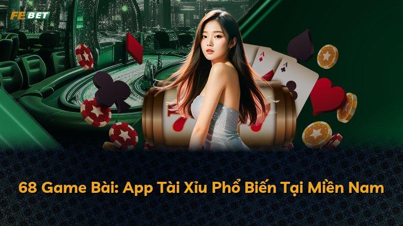68 Game Bài: App Tài Xỉu Phổ Biến Tại Miền Nam