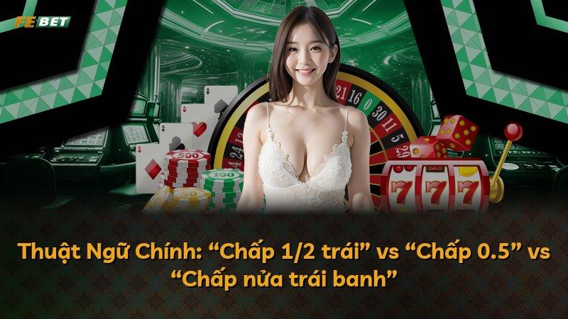 Thuật Ngữ Chính: “Chấp 1/2 trái” vs “Chấp 0.5” vs “Chấp nửa trái banh”