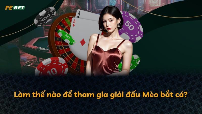 Làm thế nào để tham gia giải đấu Mèo bắt cá?