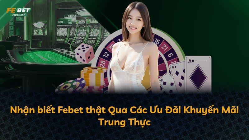 Nhận biết Febet thật Qua Các Ưu Đãi Khuyến Mãi Trung Thực