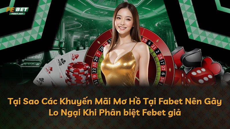 Tại Sao Các Khuyến Mãi Mơ Hồ Tại Fabet Nên Gây Lo Ngại Khi Phân biệt Febet giả