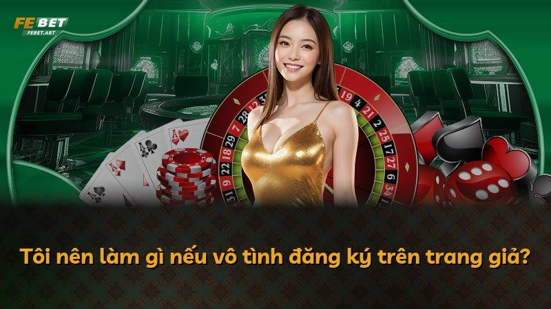 Tôi nên làm gì nếu vô tình đăng ký trên trang giả?